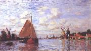 Claude Monet La Zaan a Zaandam Spain oil painting artist